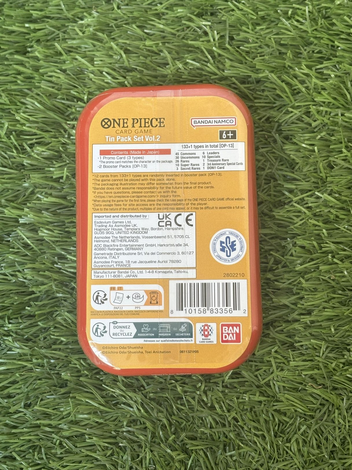 ONE PIECE VOL.2 LUFFY TINS