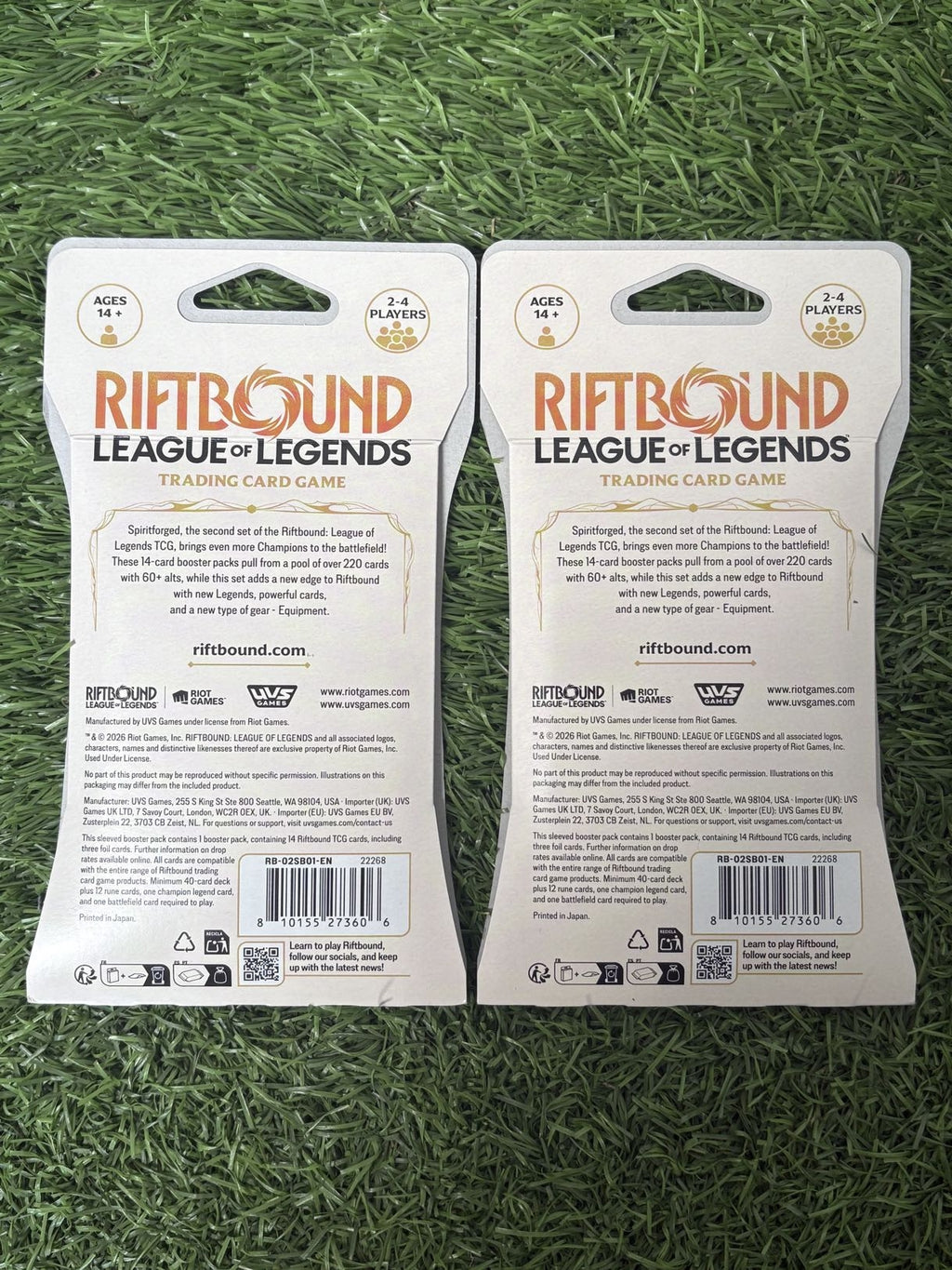 RIFTBOUND LEAGUE OF LEGENDS SPIRTFORGED SLEEVED PACKS